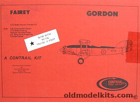 Contrail 1/72 Fairy Gordon Mk.I or Mk.II plastic model kit